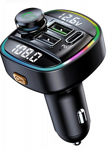 FM-модулятор трансмиттер автомобильный с Bluetooth TDS TS-CAF20